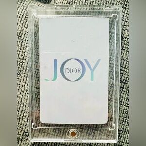 Dior JOY Fragrance Card in Clear Case ~ Ace of Heart 🖤